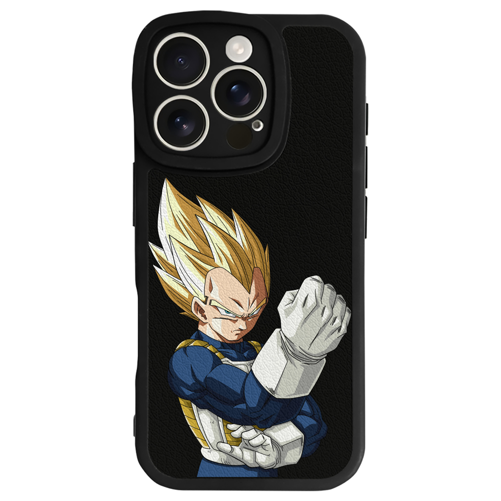 （画像用） ドラゴンボール ベジータ四世（Bejīta Yonsei）DRAGON BALL Vegeta IV 【iPhone 16シリーズ対応】シリコンスマホケース（レザー調） 材質：シリコン